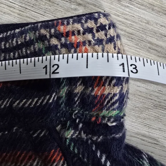 Aerie Flannel Plaid Cargo Skater Pajama Pants Oversized XXS - Picture 4 of 6